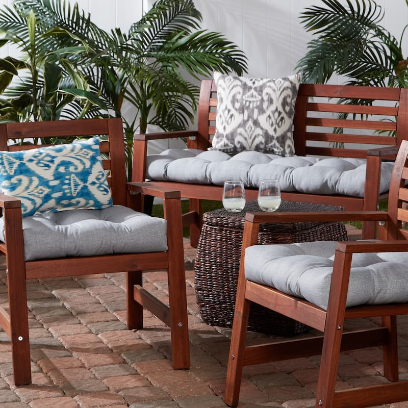 Outdoor 18-inch x 51-inch Polyester Bench Cushion (Cushion Only)