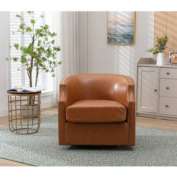 Modren Upholstered Swivel Armchairs for Living room - Bed Bath & Beyond