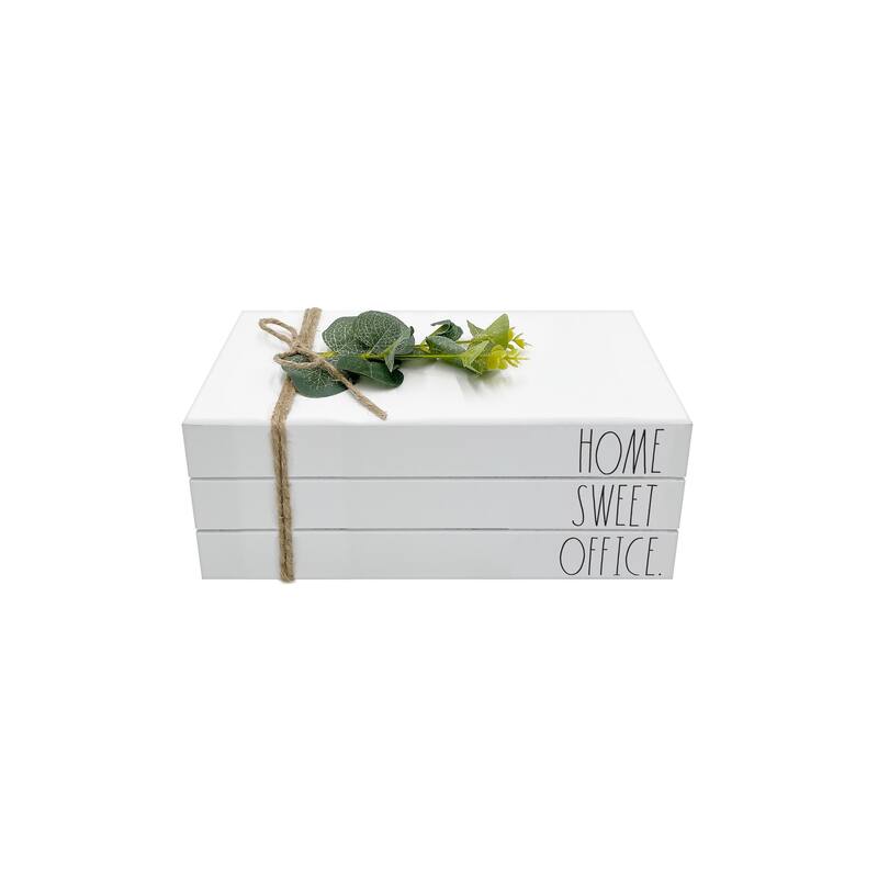 Rae Dunn Decorative Stacked Books