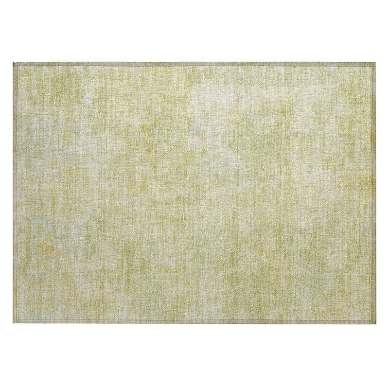 Dax Modern Art-Inspired Weather Resistant Blended Style Outdoor Rug