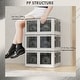 preview thumbnail 18 of 17, Foldable design for easy transportation Storage Bins