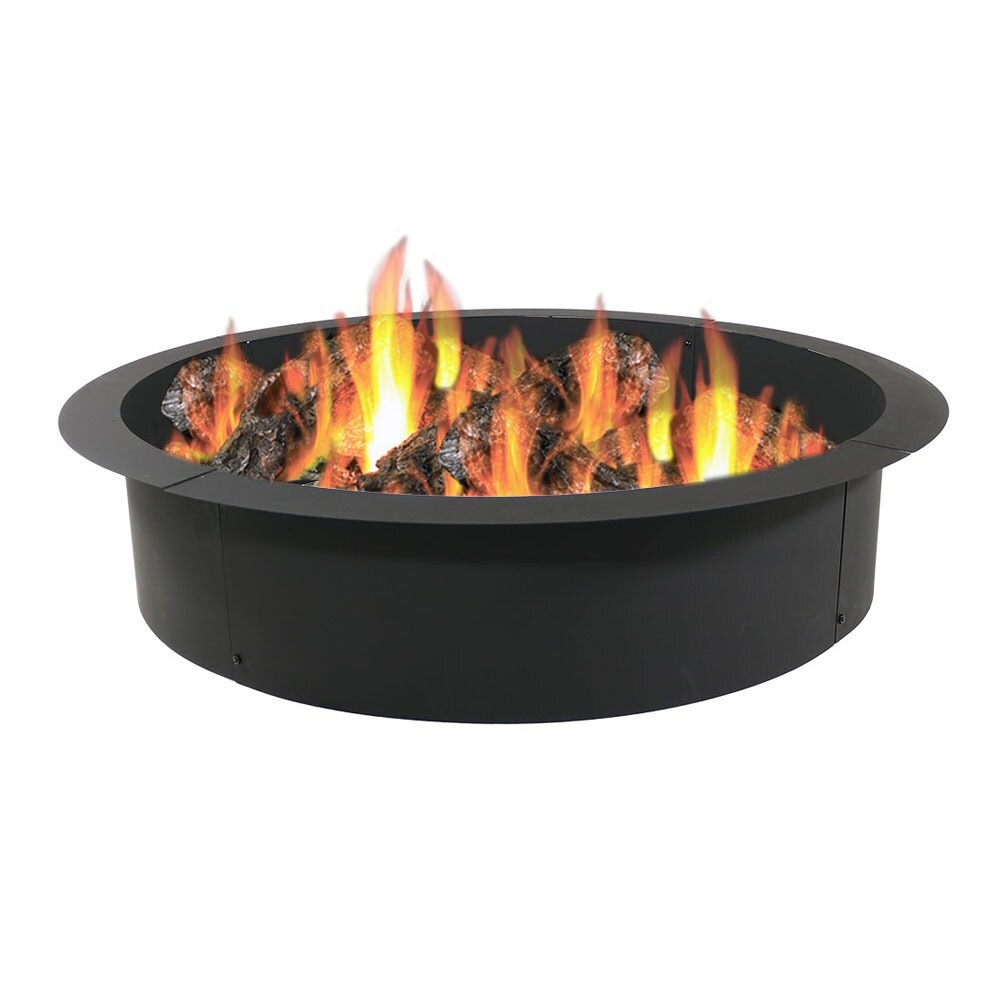 Shop Sunnydaze Heavy Duty Fire Pit Rim, Make Your Own InGround Fire