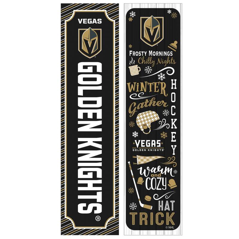 47" Double Sided Seasonal Porch Leaner, Vegas Golden Knights - 47" x 11.25"