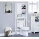 preview thumbnail 2 of 4, Spirich Home Bathroom Shelf Over-The-Toilet, Bathroom SpaceSaver, Bathroom Bathroom Storage Cabinet Organizer with Drawer