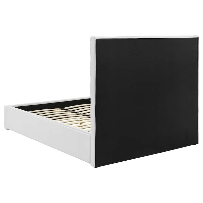 Felicity Upholstered Platform Bed White