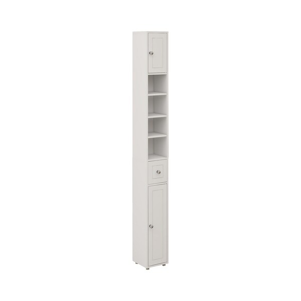 Tall Bathroom Storage Cabinet Towel Cabinet Entryway Cabinet - Bed