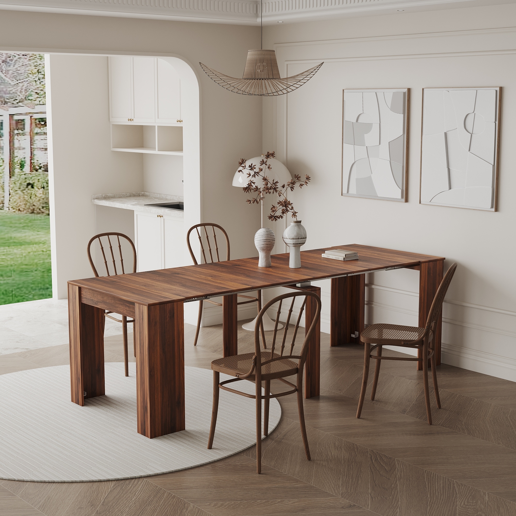 Narrow console table for dining room discount