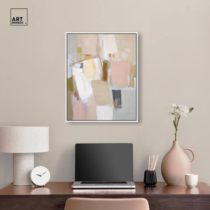 Apricot Cream II Canvas by Art Remedy