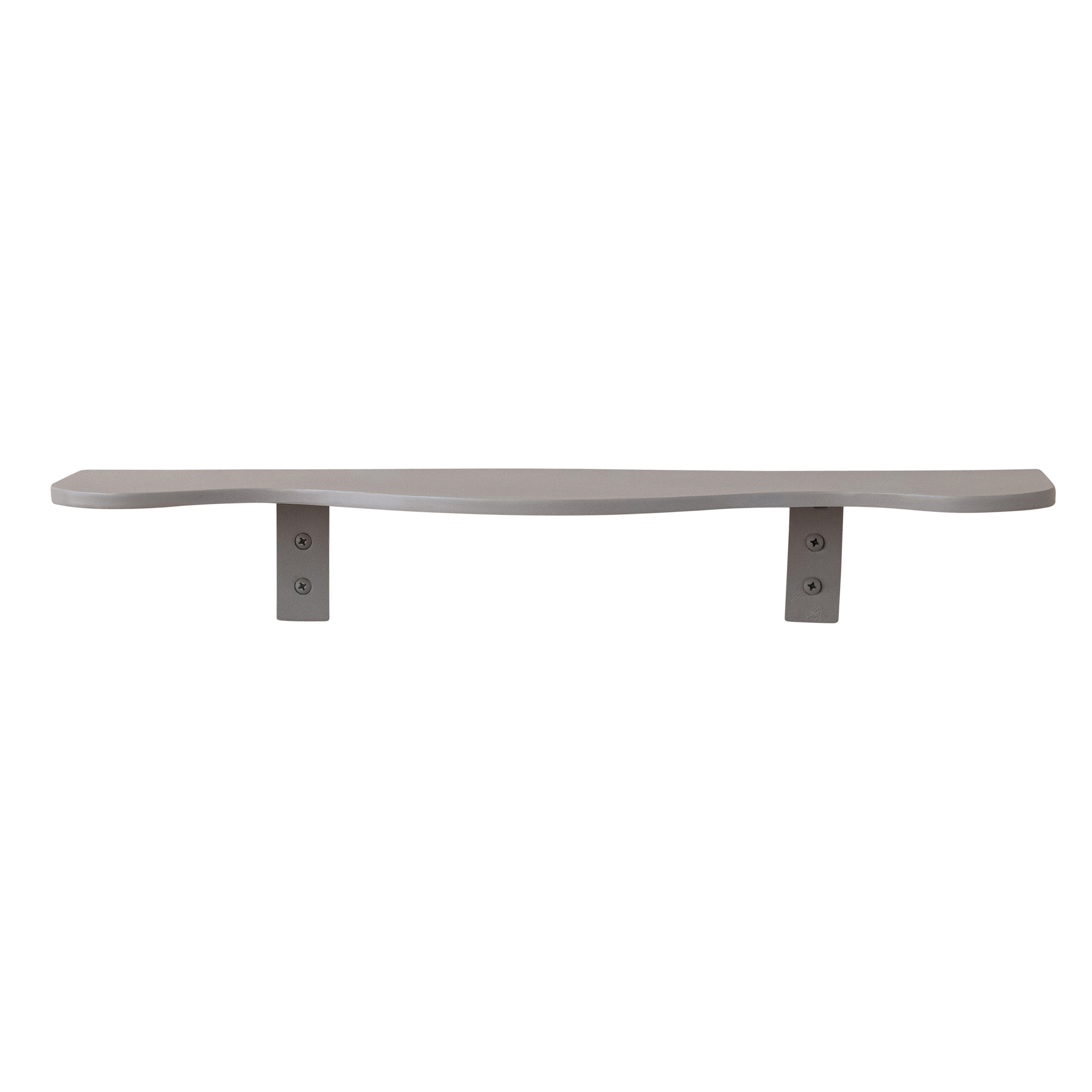 Textured Metal Wall Shelf - 28.0"L x 7.25"W x 4.75"H