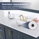preview thumbnail 9 of 11, Altair Isla 60" Bathroom Vanity in Classic Blue with Countertop,no Mirror - 60 in.
