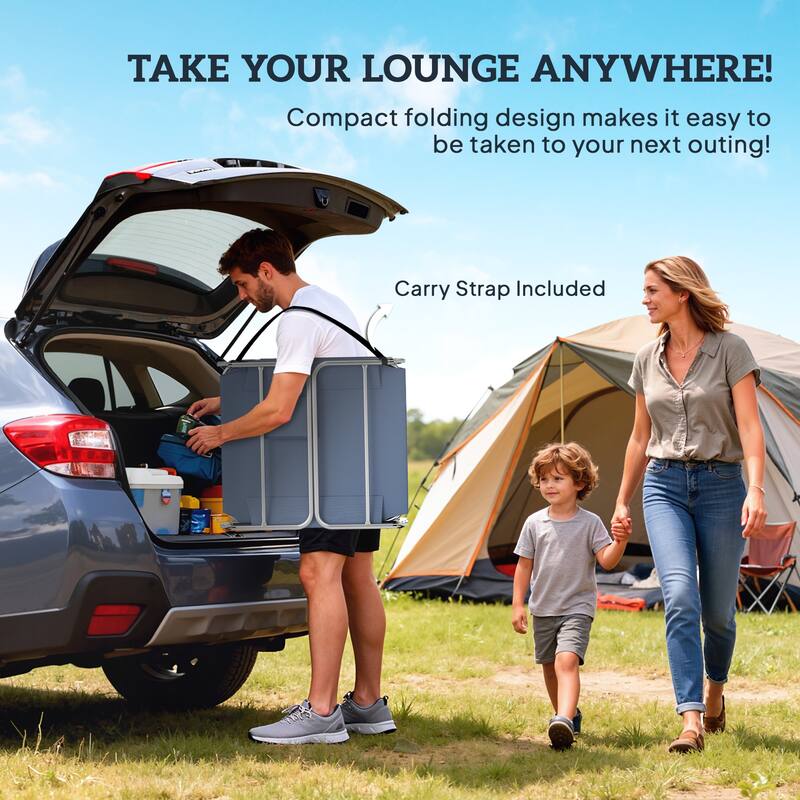 Outsunny Chaise Lounge Chair Outdoor Set of 2 with Face Arm Hole, 5-Position Reclining Face Down Tanning Chair with Carry Strap