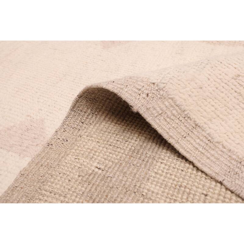 ECARPETGALLERY Hand-knotted Pak Finest Marrakesh Ivory Wool Rug - 8'4 x 11'6