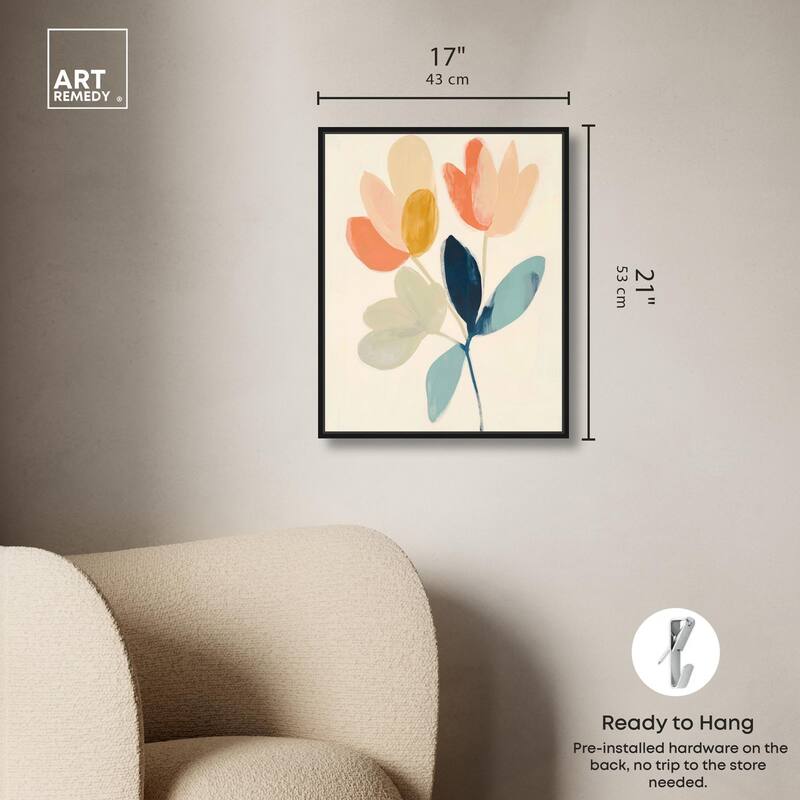 Meadow Motif Canvas by Art Remedy
