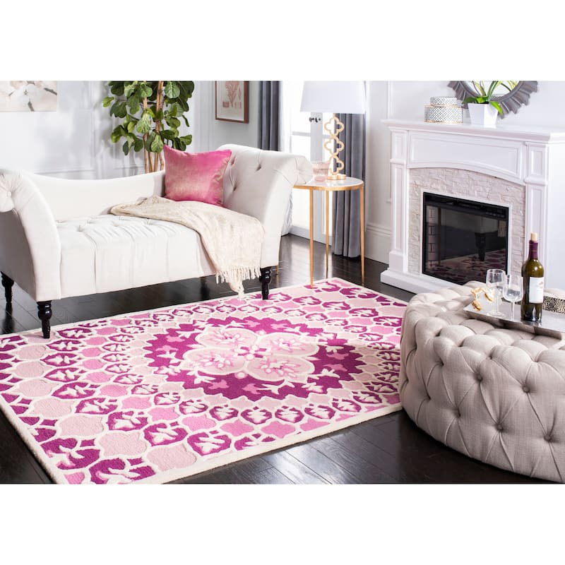 SAFAVIEH Handmade Bellagio Ronak Modern Oriental Wool Rug