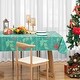 preview thumbnail 42 of 54, Ray Star Christmas tablecloth 52×70in Waterproof Festival - 52"×70"