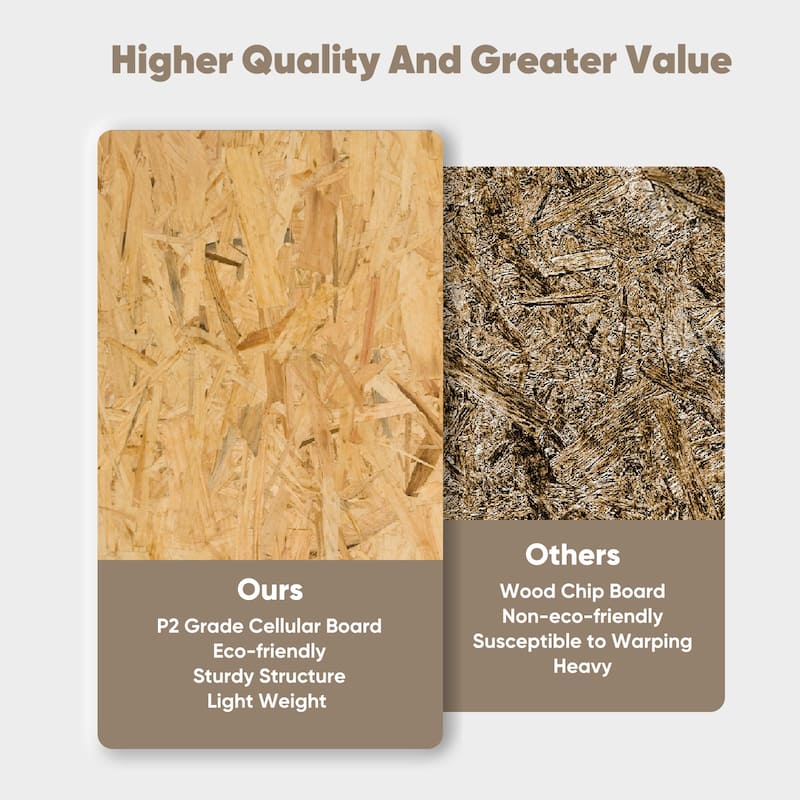 Media Entertainment Center Console Table with Adjustable Shelves