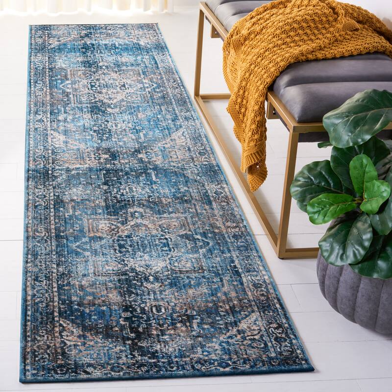 SAFAVIEH Vintage Persian Gertrude Oriental Medallion Rug - 2'2" x 8' Runner