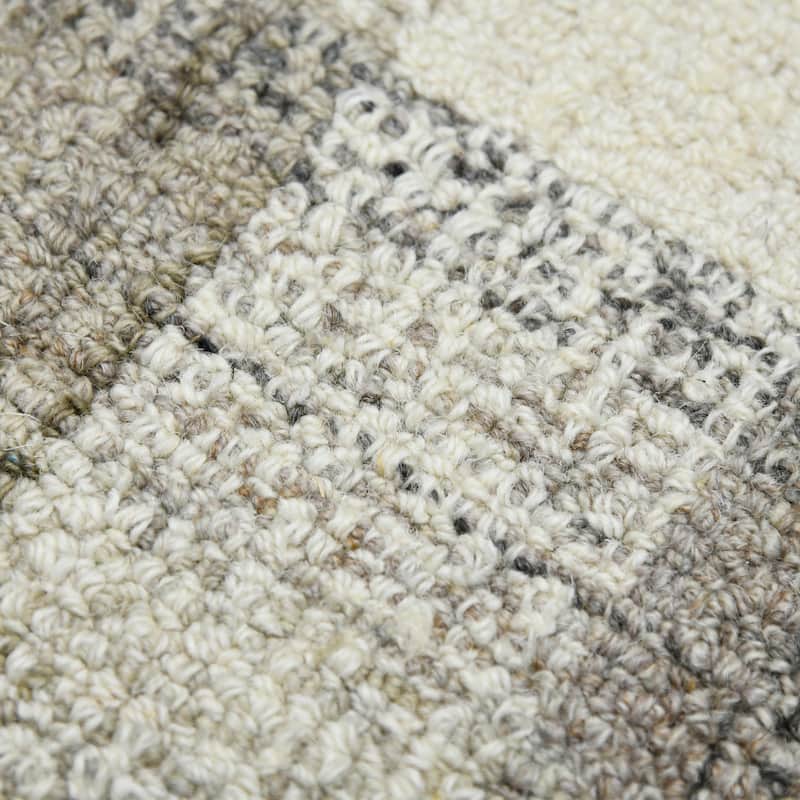 Tennessee Tartan Plaid Hand-Tufted Wool Rug