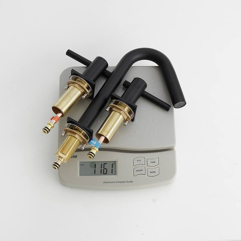 Two-Handle Faucet with Pop-Up Spout