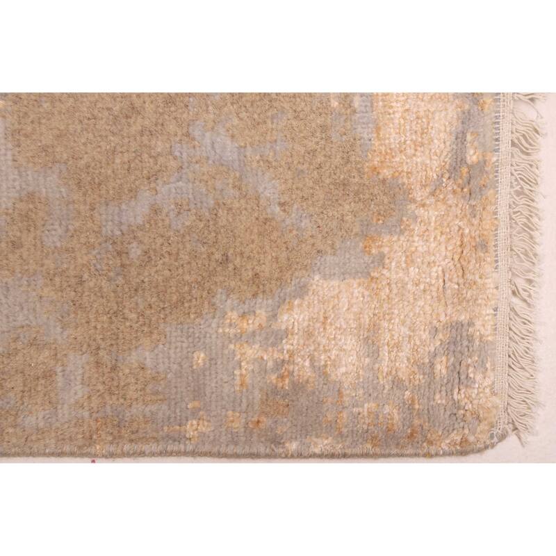 ECARPETGALLERY Hand-knotted Legacy Brown Silk, Wool Rug - 7'11 x 10'0