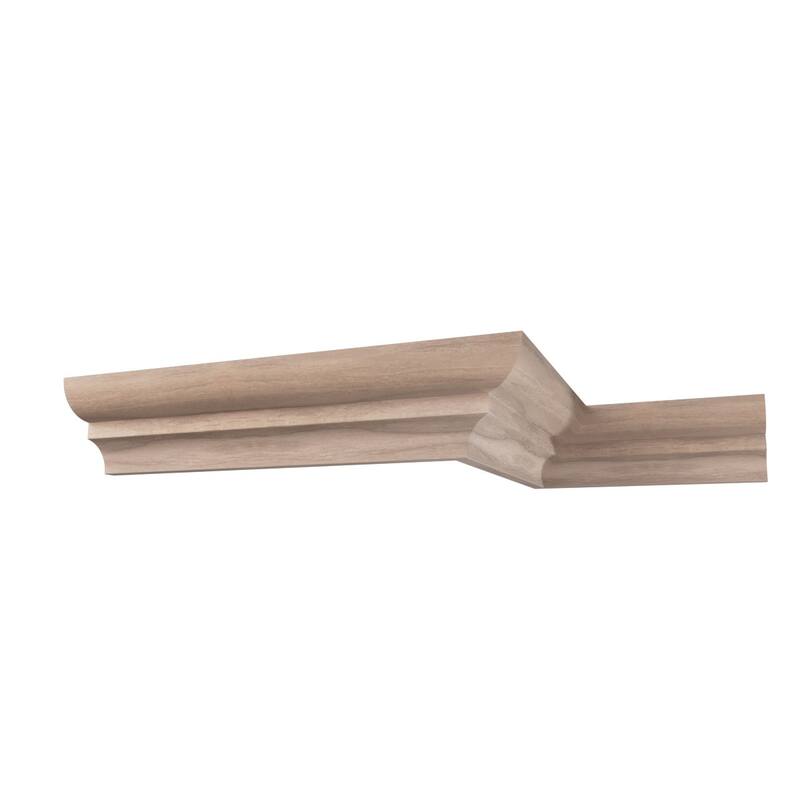 WM75 9/16-in D x 1-5/8-in W x 96-in L Americraft Solid Hardwood Stain Grade Bed Moulding