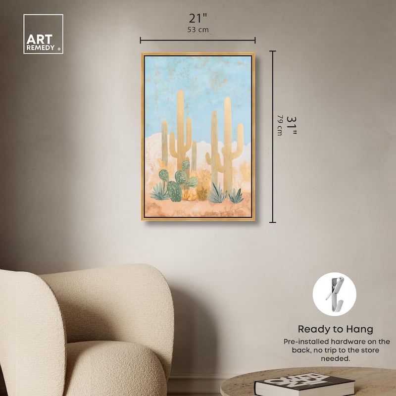 Cactus Canvas by Art Remedy