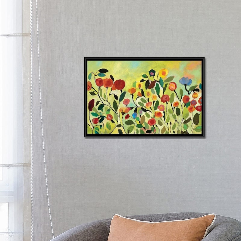 iCanvas "Wild Field" by Kim Parker Framed Canvas Print