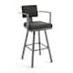 Option Charcoal Grey Polyester / Metallic Grey Metal