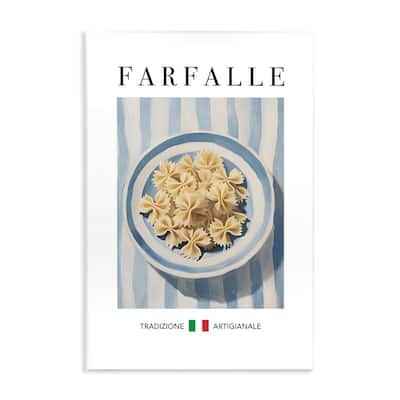 Stupell Traditional Farafalle Pasta Wall Plaque Art Design By Andreas Magnusson