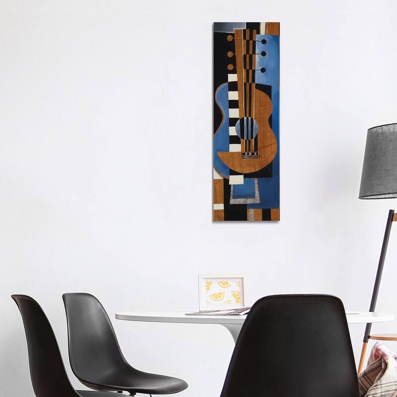 iCanvas "Blues Guitar" by Liz Jardine Canvas Print - 48x16x1.5