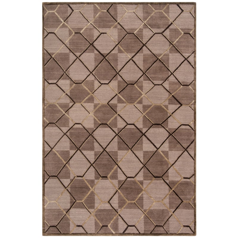 SAFAVIEH Couture Hand-knotted Omera Modern Wool Rug