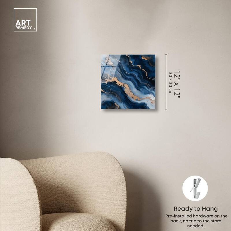 Deep Sea Geode II Acrylic by Art Remedy, Ready to Hang
