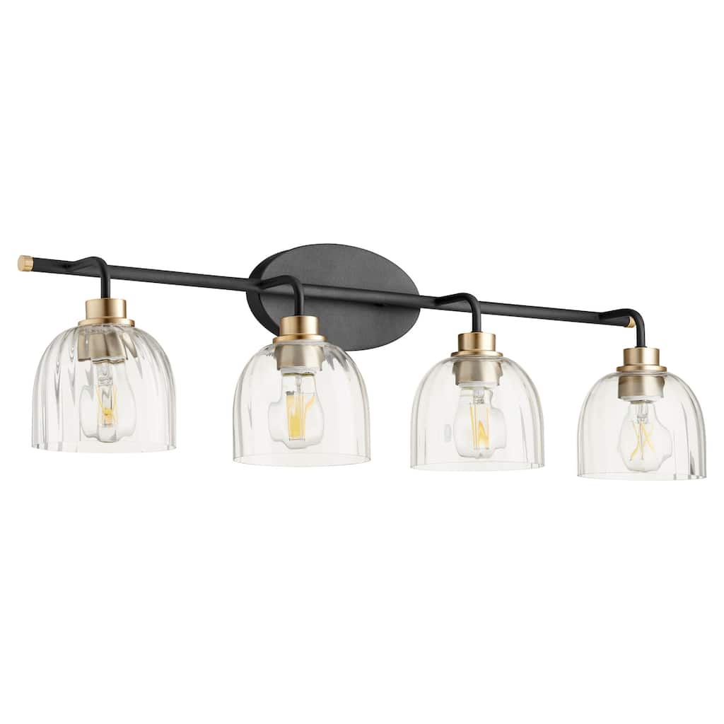 Quorum International Espy 4 Light 33" Wide Bathroom Vanity Light
