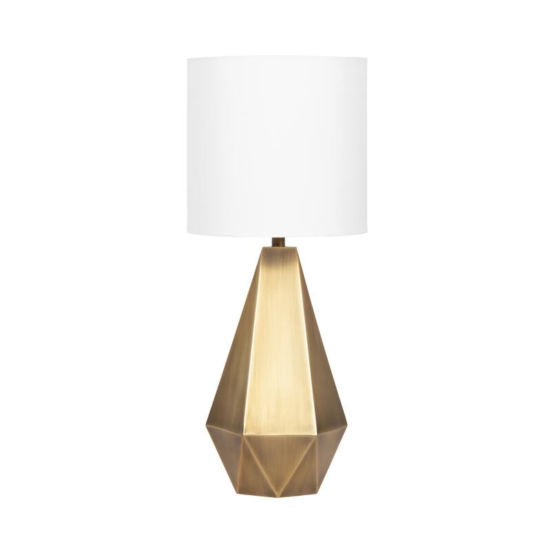 Kate and Laurel Marcedes Table Lamp - 8x8x20 - Gold