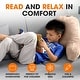 preview thumbnail 19 of 69, Cheer Collection Kids Size Reading and Backrest Pillow with Armrest