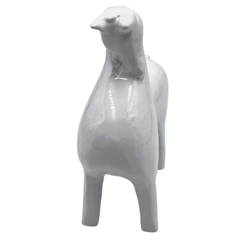 Decorative Handmade Aluminum 7 inch Modern Horse Sculpture - 7 x 3 x 7 in