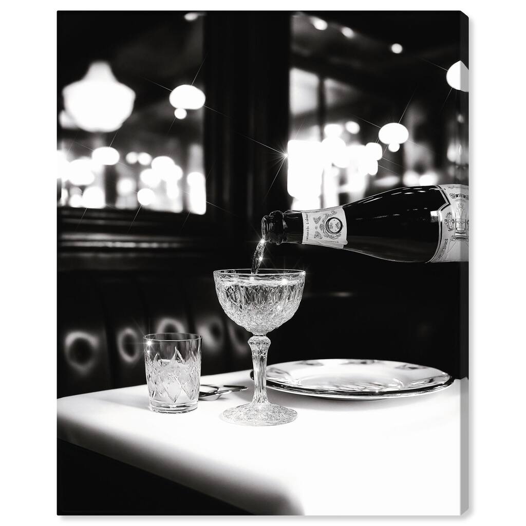 Sparkling in Monochrome II Canvas by Art Remedy, Gallery Wrapped