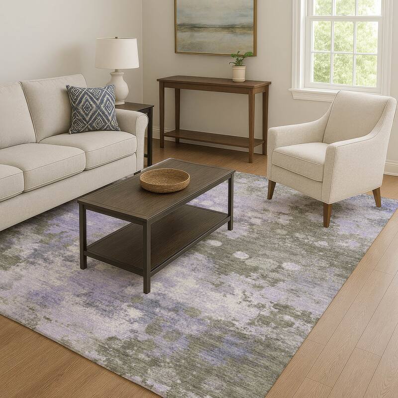 Premium Washable Super Soft Abstract Contemporary Mayfield Rug