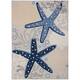 Nourison Aloha Coastal Beach Starfish Indoor/Outdoor Area Rug