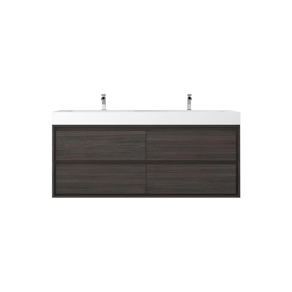 Morava 60" Floating Vanity with Double Sink - 60