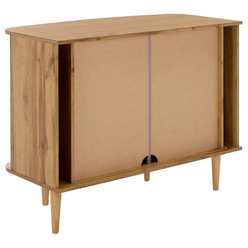 SAFAVIEH Home Sabby Tambour Door Compact Sideboard/TV Stand - 39"W x 20"D x 32"H