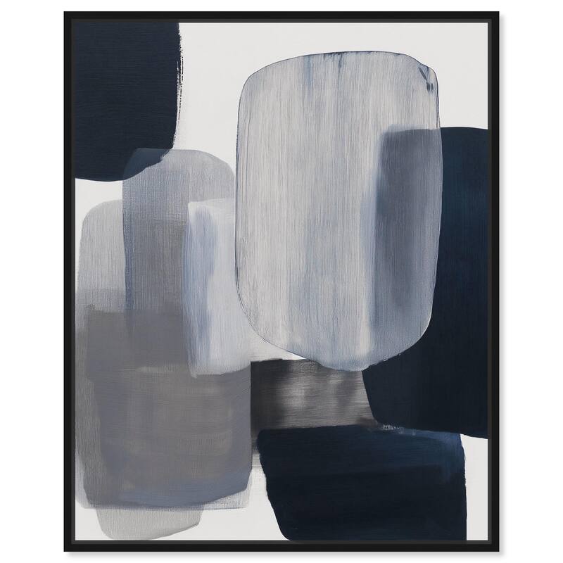 Oceanic Forms I Canvas by Art Remedy - Black - 36" x 45"