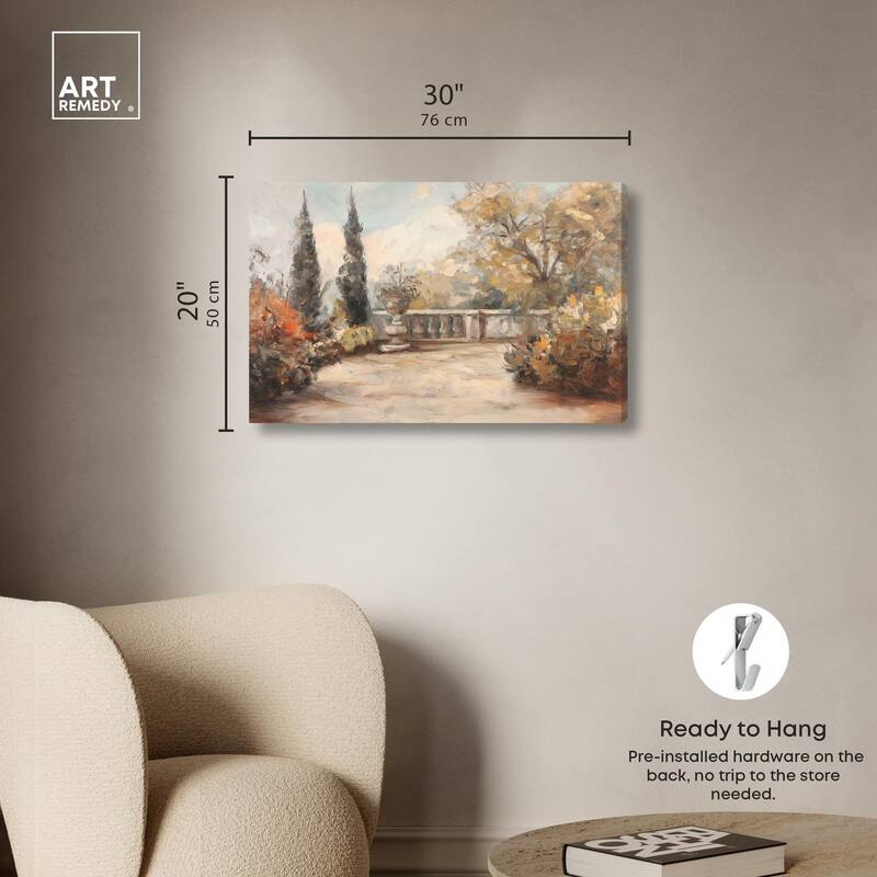 Autumnal Arbor Canvas by Art Remedy, Gallery Wrapped