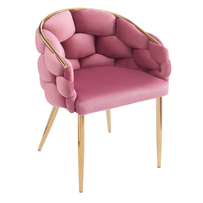 Handmade Accent Chair Balcony Chair Velvet Armchair Dining Chair