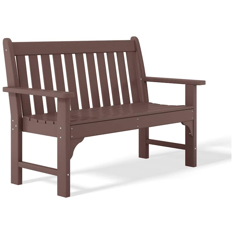 Polytrends Laguna 51" Outdoor Patio 2-Person Garden Bench