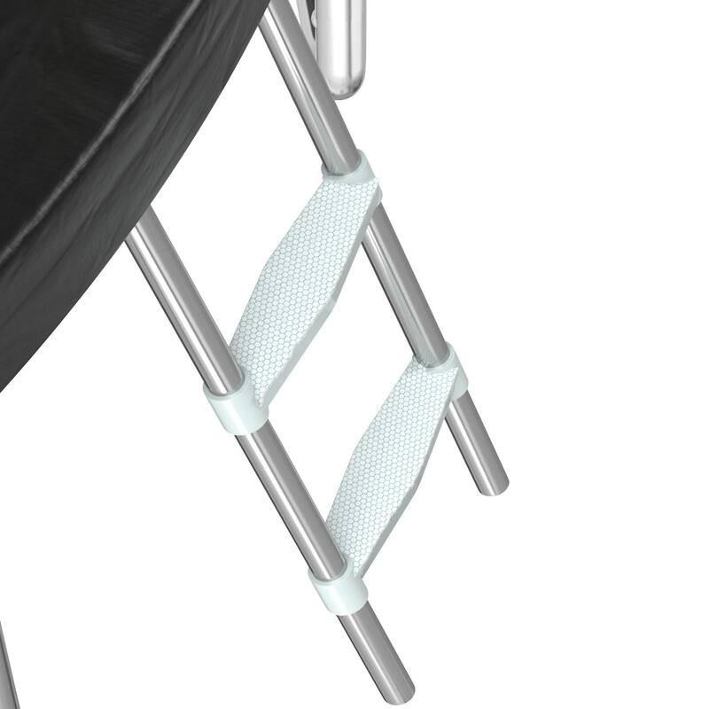 14FT Trampoline with Safety Enclosure 6 Leg Design Black Outdoor Garden