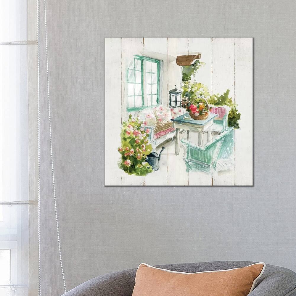 iCanvas "Shiplap Cottage Retreat" by Carol Robinson Canvas Print