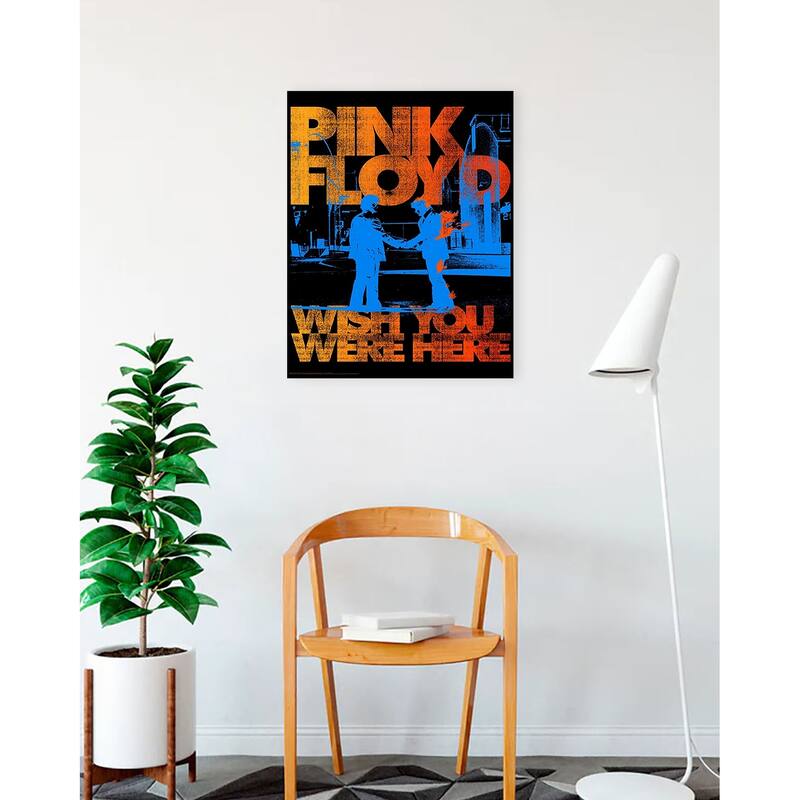 Bd Collection - Wywh Hand Shaking Pink Floyd Art Poster - 24 x 36 Inch