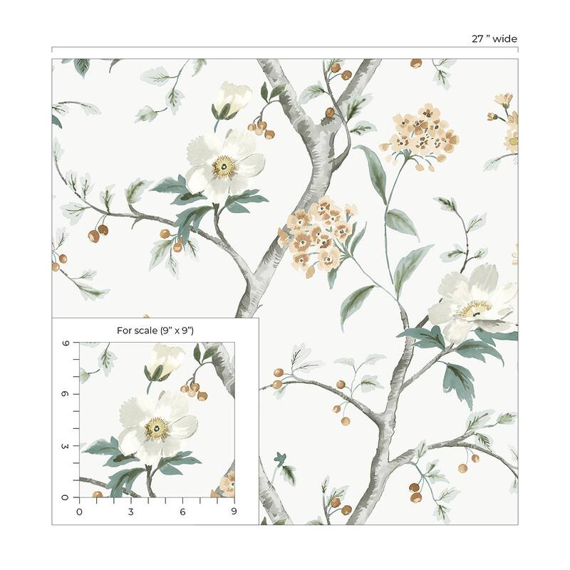 Lillian August Sparrow Haven Embossed Vinyl Unpasted Wallpaper