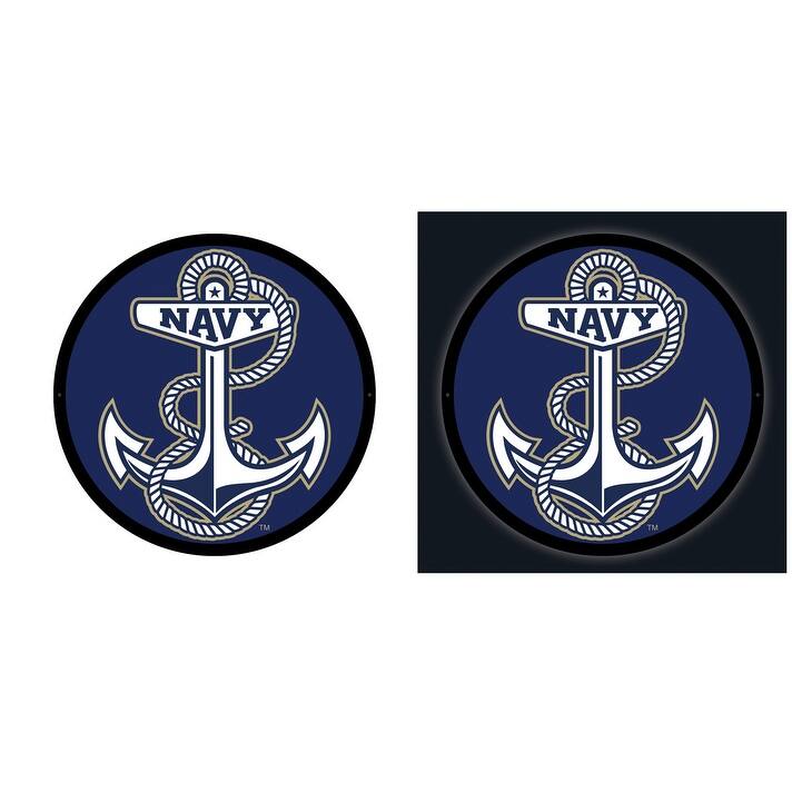 US Naval Academy LED Lighted Sign - White